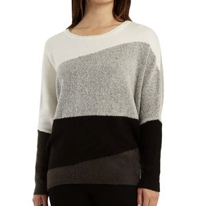 BCX Colorblock Crewneck Tunic Sweater